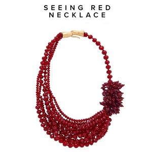 🆕🔥INDIA HICKS STUNNING “SEEING RED NECKLACE”